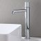 Mitigeur lavabo haut monotrou moderne - Poignée cannelée – Choix de finitions - Lune