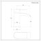 Lave-main d’angle suspendu - 43 x 28 cm - Ashbury & Mitigeur - Razor