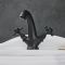 Robinet mélangeur lavabo rétro – Commandes en croisillon – Noir - Elizabeth