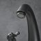 Robinet mélangeur lavabo rétro – Commandes en croisillon – Noir - Elizabeth