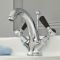 Mélangeur lavabo rétro monotrou à levier – Choix de finition – Elizabeth