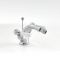 Mélangeur bidet rétro - Commandes à levier – Chromé et blanc – Elizabeth