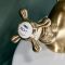 Hudson Reed Elizabeth - Mélangeur bidet rétro - Commandes en croisillon - Or satiné
