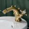 Hudson Reed Elizabeth - Mélangeur bidet rétro - Commandes en croisillon - Or satiné