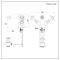 Hudson Reed Elizabeth - Mélangeur bidet rétro - Commandes en croisillon - Or satiné