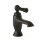Mitigeur lavabo rétro – Commande à levier – Noir - Elizabeth