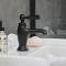 Mitigeur lavabo rétro – Commande à levier – Noir - Elizabeth