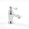 Mitigeur lavabo monotrou rétro – Commande levier – Chromé et blanc - Elizabeth