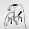 Robinet bain douche rétro – Commandes à leviers – Chromé et noir - Elizabeth