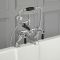 Robinet bain douche rétro – Commandes à leviers – Chromé et noir - Elizabeth