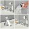 Mélangeur bain douche 4 trous – Commandes leviers – Chromé et blanc – Elizabeth