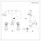 Robinet bain douche mural rétro – Commandes en croisillon – Noir - Elizabeth
