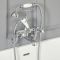Mélangeur bain douche mural rétro - Commandes en croisillon - Choix de finitions - Elizabeth