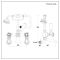 Hudson Reed Elizabeth - Mélangeur bain douche mural rétro - Commande en croisillon - Chromé et blanc