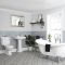 Baignoire îlot avec WC rétro et choix de lavabo – Windsor