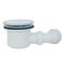 Ensemble douche avec cabine de douche quart de cercle, WC et lavabo sur colonne - Legend