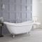 Ensemble baignoire îlot, WC et lavabo sur colonne - Richmond