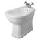 Ensemble baignoire îlot, WC, lavabo sur colonne et bidet - Richmond