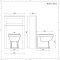 Meuble sous lavabo rétro et ensemble WC à poser – 120 cm – Thornton