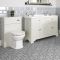 Meuble sous lavabo rétro et ensemble WC à poser – 120 cm – Thornton