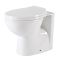 Cuvette WC moderne à poser avec abattant à fermeture douce - Select