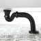 Siphon baignoire et tuyau de vidage rétro – Noir - Elizabeth