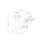 Siphon P avec joint de 7,6 cm – 4 cm – Cranplas