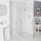 Cabine de douche d’angle rétro – Double portes pivotantes – Choix de tailles – Langley