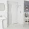 Cabine de douche d’angle rétro – Double portes pivotantes – Choix de tailles – Langley