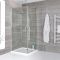 Cabine de douche d’angle à double portes pivotantes – Avec receveur – Choix de tailles - Portland