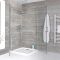 Cabine de douche d’angle à double portes pivotantes – Avec receveur – Choix de tailles - Portland