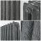 Radiateur fonte fleuri – 51 cm – Graphite antique – Tailles multiples - Charlotte