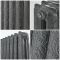 Radiateur fonte fleuri – 95 cm – Graphite antique – Tailles multiples - Charlotte
