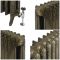 Radiateur fonte fleuri - 51 cm - Laiton naturel - Choix de Tailles - Charlotte
