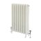 Radiateur fonte fleuri – 95 cm – Blanc porcelaine – Tailles multiples – Charlotte