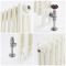 Radiateur fonte – 66 cm – Blanc porcelaine – Tailles multiples - Mercury