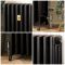 Radiateur fonte - H 66 cm - 4 rangs de colonnes - Graphite antique – Choix de tailles - Isabel