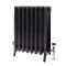 Radiateur fonte - H 76 cm - 4 rangs de colonnes – Graphite antique – Choix de tailles - Isabel