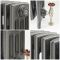 Radiateur fonte – 35,7 cm – Argent métallisé – Tailles multiples - Isabel