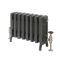 Radiateur fonte – 35,7 cm – Argent métallisé – Tailles multiples - Isabel