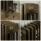 Radiateur fonte - 76 cm - Laiton naturel - Choix de tailles - Isabel