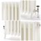 Radiateur fonte - H 66 cm - 4 rangs de colonnes – Blanc porcelaine – Choix de tailles - Isabel