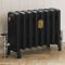 Radiateur fonte – 35,7 cm – Noir ardoise – Tailles multiples - Isabel