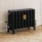 Radiateur fonte – 35,7 cm – Noir ardoise – Tailles multiples - Isabel