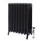 Radiateur fonte - H 66 cm - 4 rangs de colonnes – Noir ardoise – Choix de tailles - Isabel