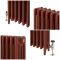 Radiateur fonte - 56 cm - 4 colonnes - Eating Room Red 43 de Farrow & Ball  - Choix de tailles - Mercury
