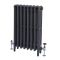 Radiateur fonte – 4 rangs – H 76 cm – Noir ardoise – Choix de tailles - Mercury
