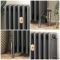 Radiateur fonte – 66 cm – Argent métallisé – Tailles multiples - Isabel