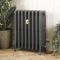 Radiateur fonte – 66 cm – Argent métallisé – Tailles multiples - Isabel