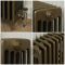 Radiateur fonte - 66 cm - 6 colonnes - Laiton naturel - Choix de tailles - Isabel
